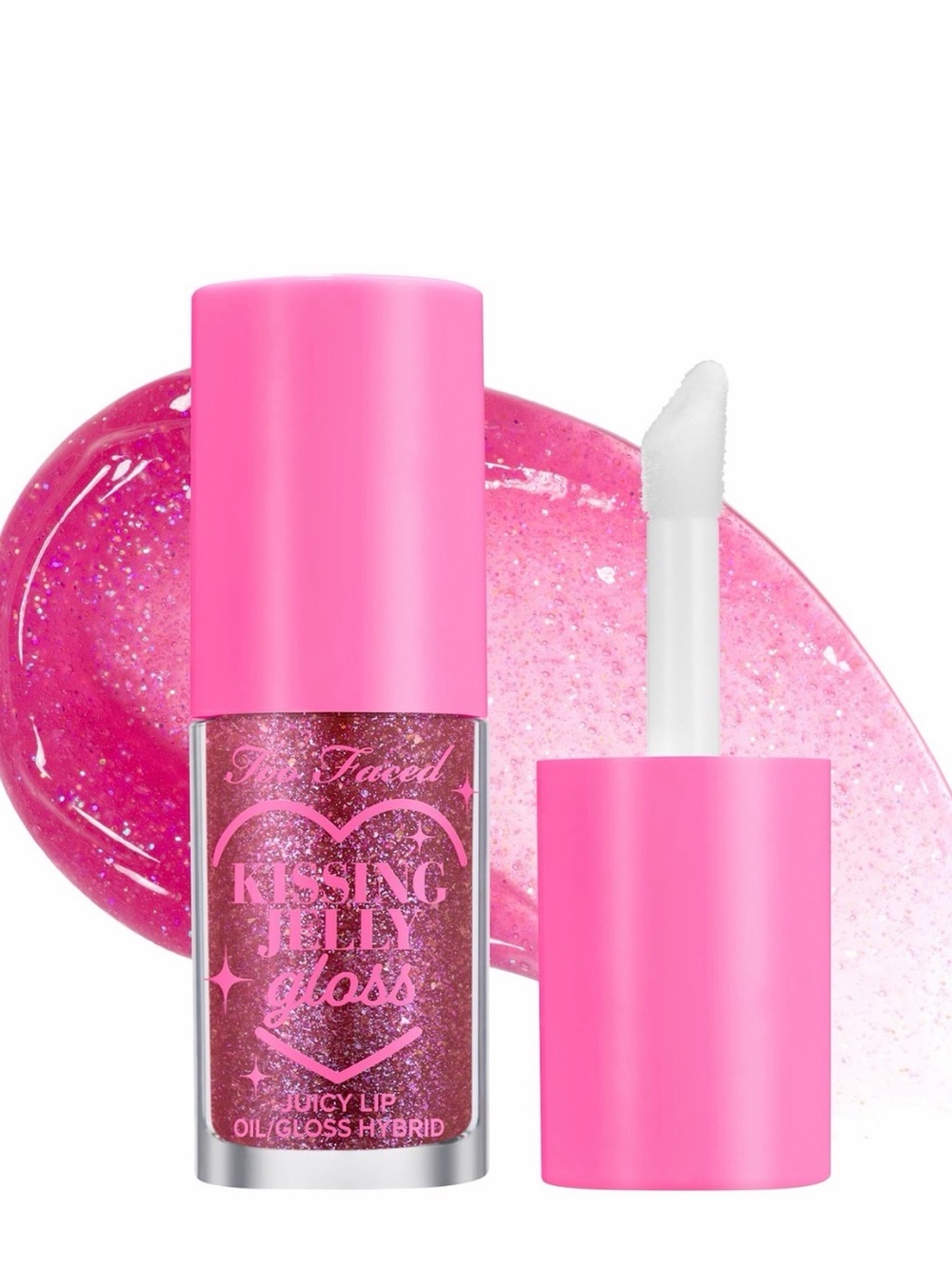 Grape Soda Too Faced Kissing Jelly Gloss Juicy Lip Oil Hybrid Brand New In Box